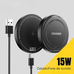 Carregador Magnético Sem Fio 15W