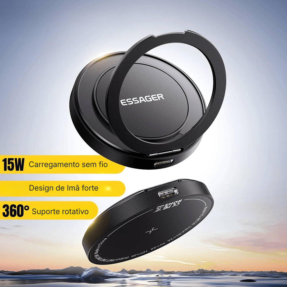 Carregador Magnético Sem Fio 15W - Imagem 3